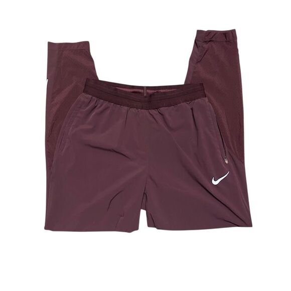 Nike Dri-Fit Red Jogger Sweatpants Size XS Zipped Pockets Athletic Activewear - Picture 4 of 11